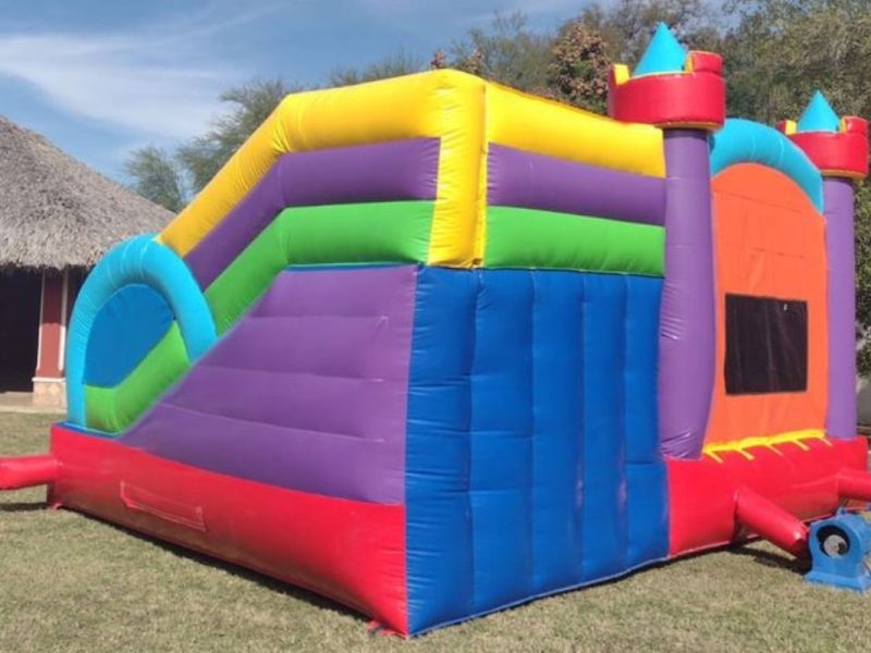 Renta de Inflable American Combo Seco y Acuático