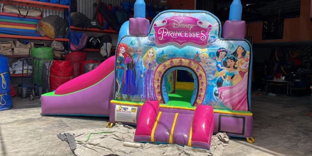 Renta de Inflable con varias temáticas para niñas