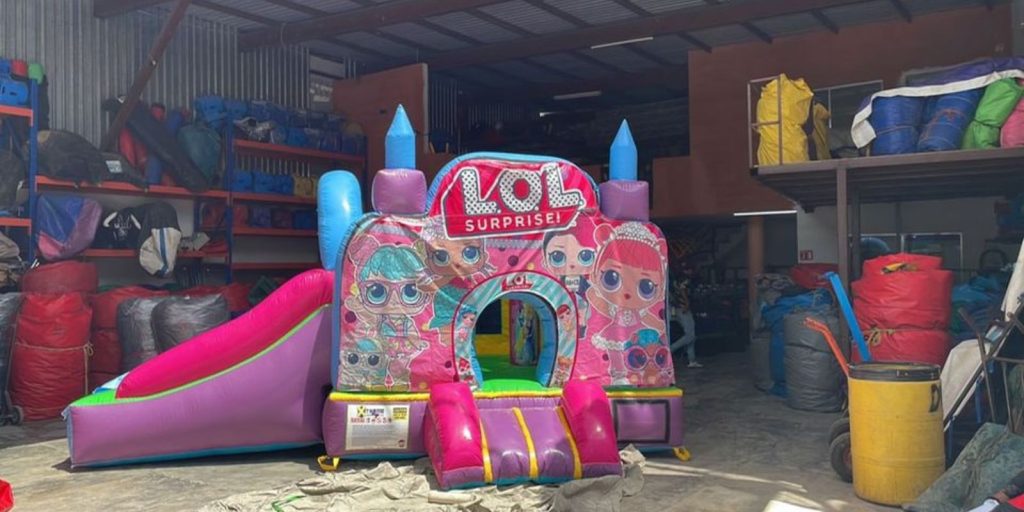 Renta de Inflable con varias temáticas para niñas