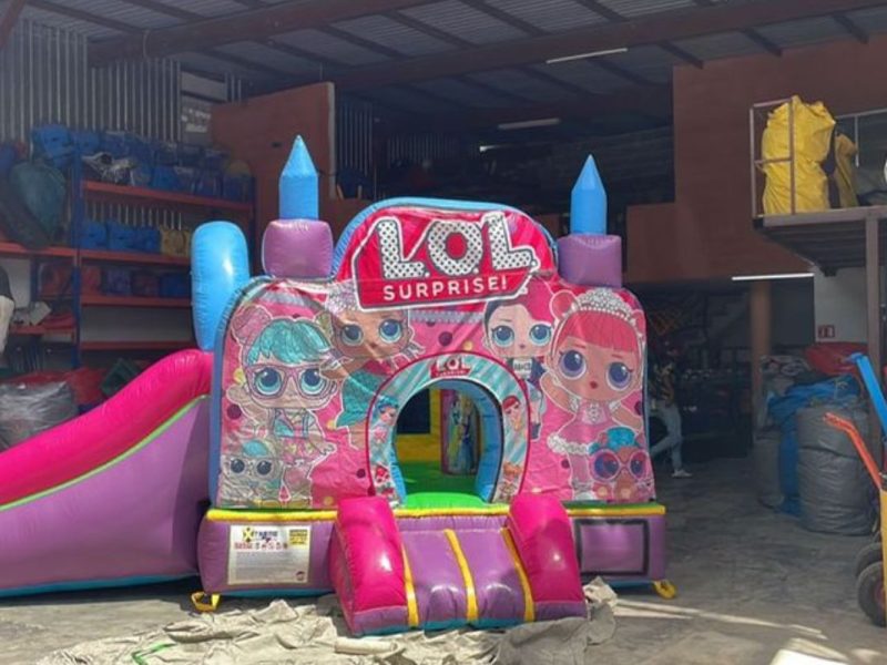 Renta de Inflable con varias temáticas para niñas