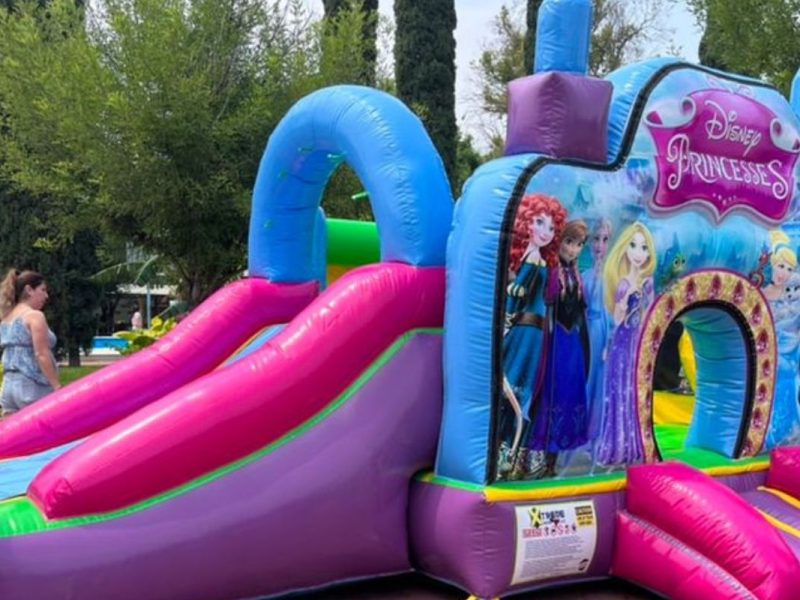 Renta de Inflable con varias temáticas para niñas
