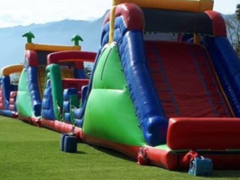 Renta de Inflable Doble Xtreme Challenger