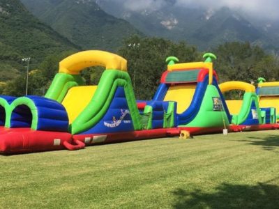 Renta de Inflable Doble Xtreme Challenger