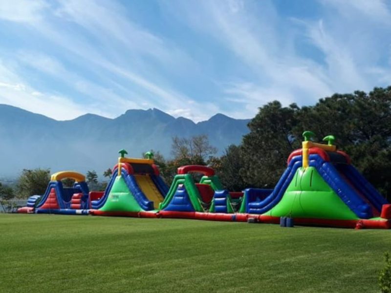 Renta de Inflable Doble Xtreme Challenger