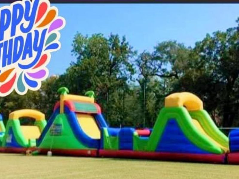 Renta de Inflable Doble Xtreme Challenger