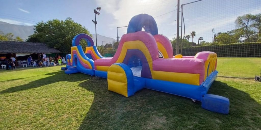 Renta de Inflable Doble Interactivo Mix