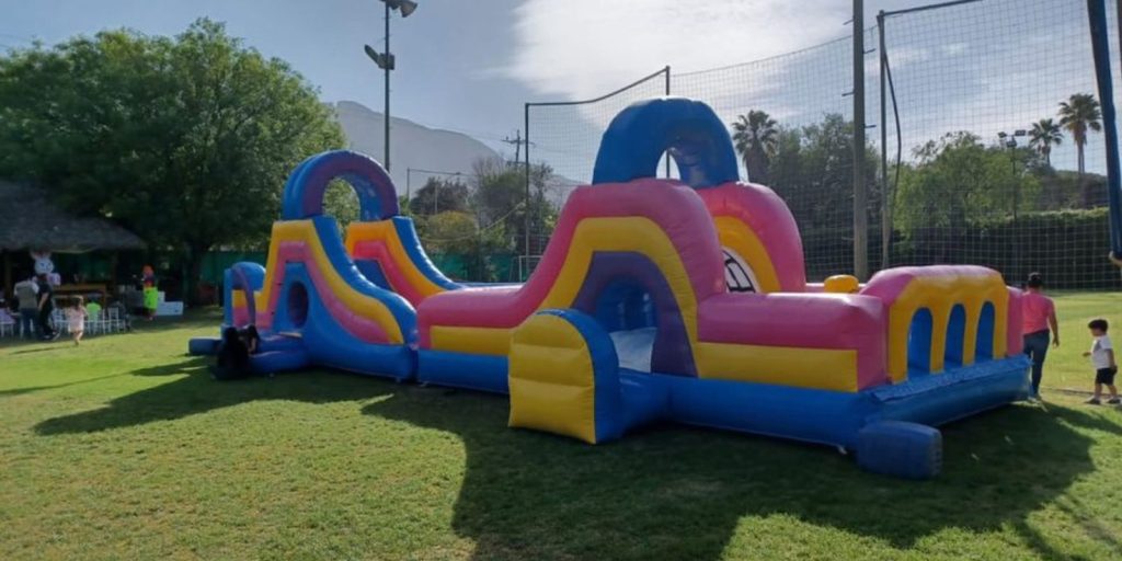 Renta de Inflable Doble Interactivo Mix