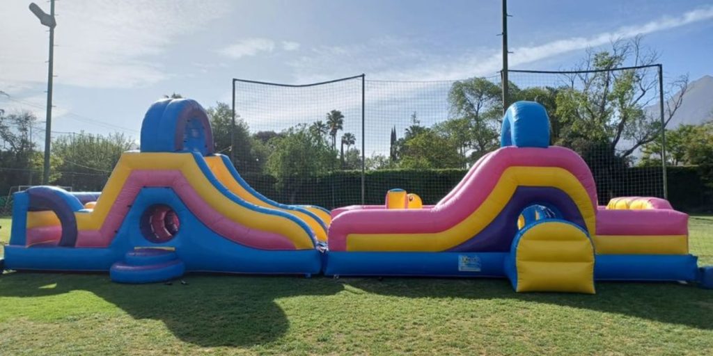 Renta de Inflable Doble Interactivo Mix