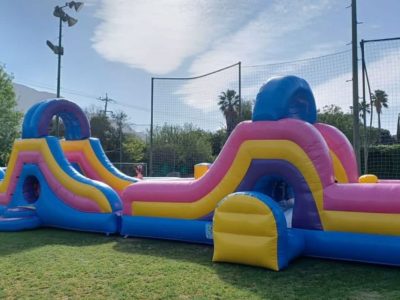 Renta de Inflable Doble Interactivo Mix