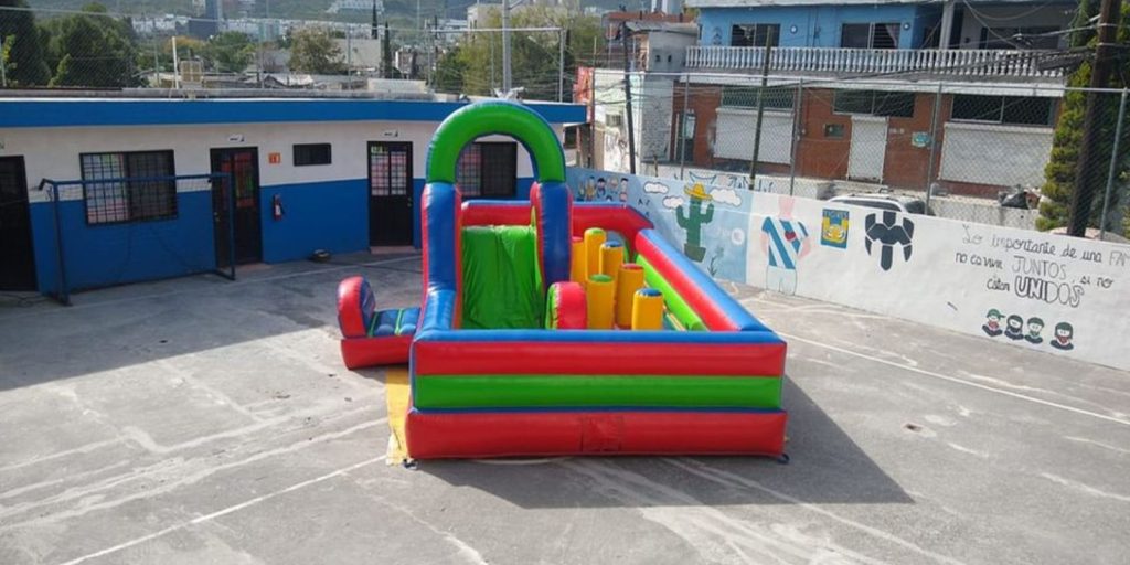 Renta de Inflable Interactivo Mix Red