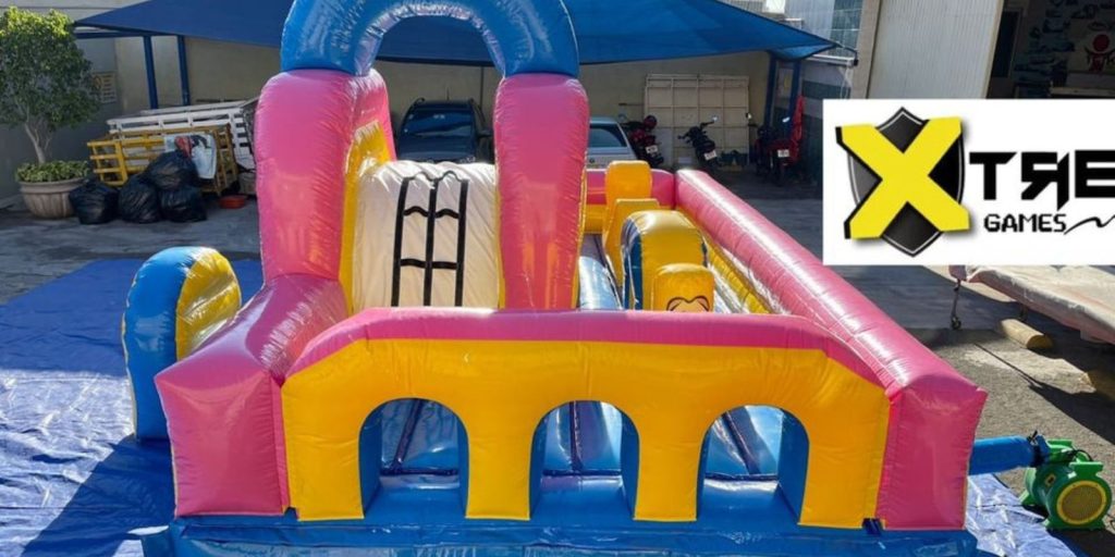 Renta de Inflable Túnel con Obstáculos Mix