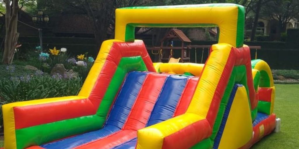 Renta de Inflable Obstáculos 7 mts