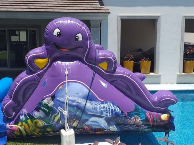 Renta de Inflable Pulpo Acuático