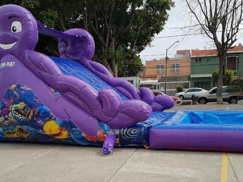 Renta de Inflable Pulpo Acuático