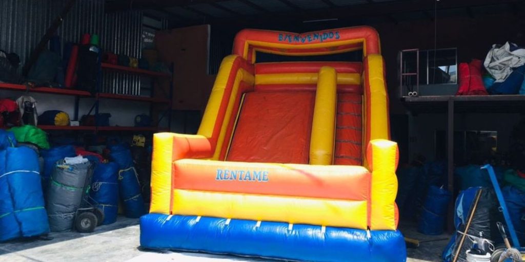 Renta de Tobogán Interactivo en Seco