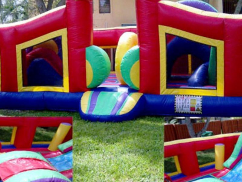 Renta de Inflable con obstáculos Toddler