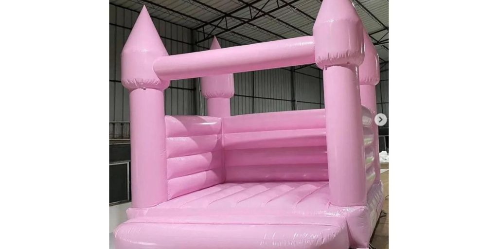Renta de Inflables Blancos y Rosas