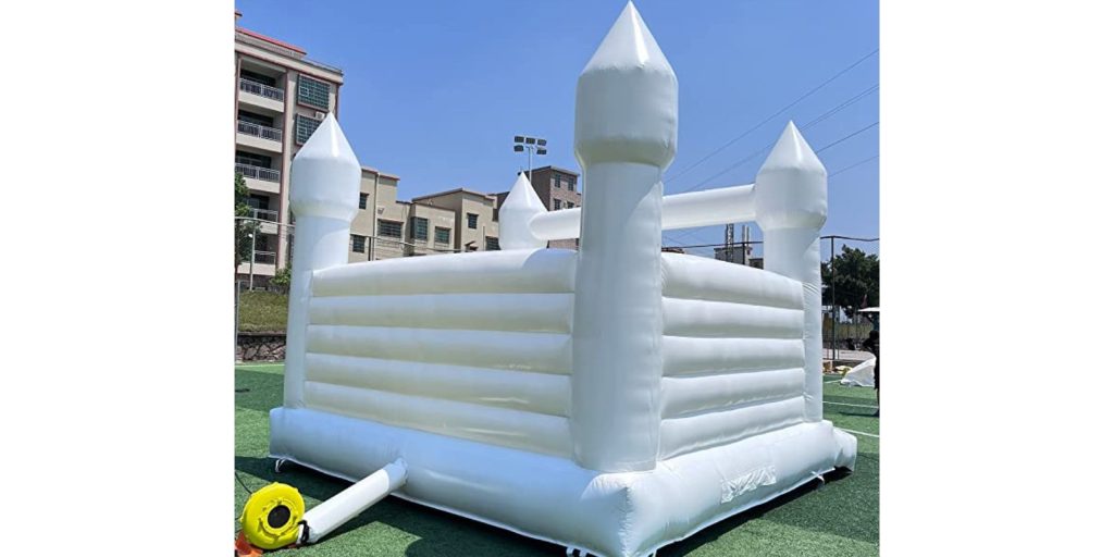 Renta de Inflables Blancos y Rosas