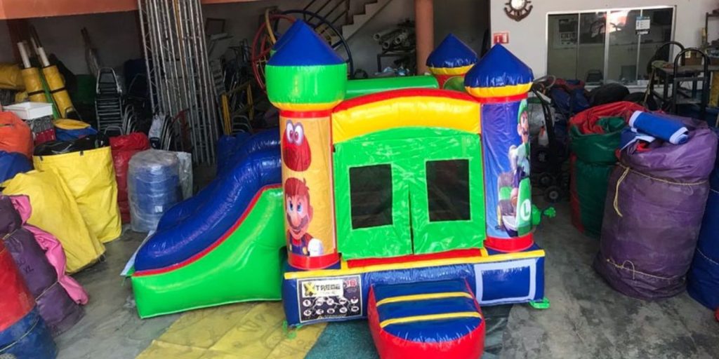 Renta de Mini inflables varios personajes