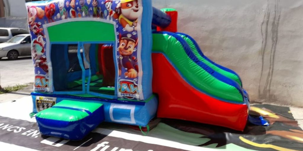 Renta de Mini inflables varios personajes