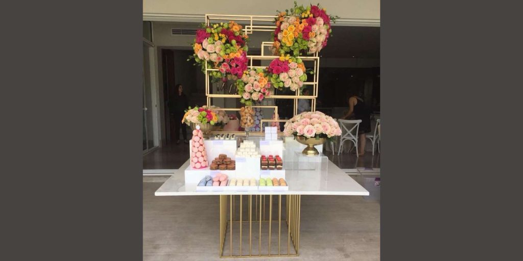 Renta de Mesa para Postres - Mármol