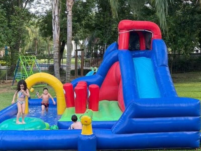 Renta de Inflable Aqua juniors