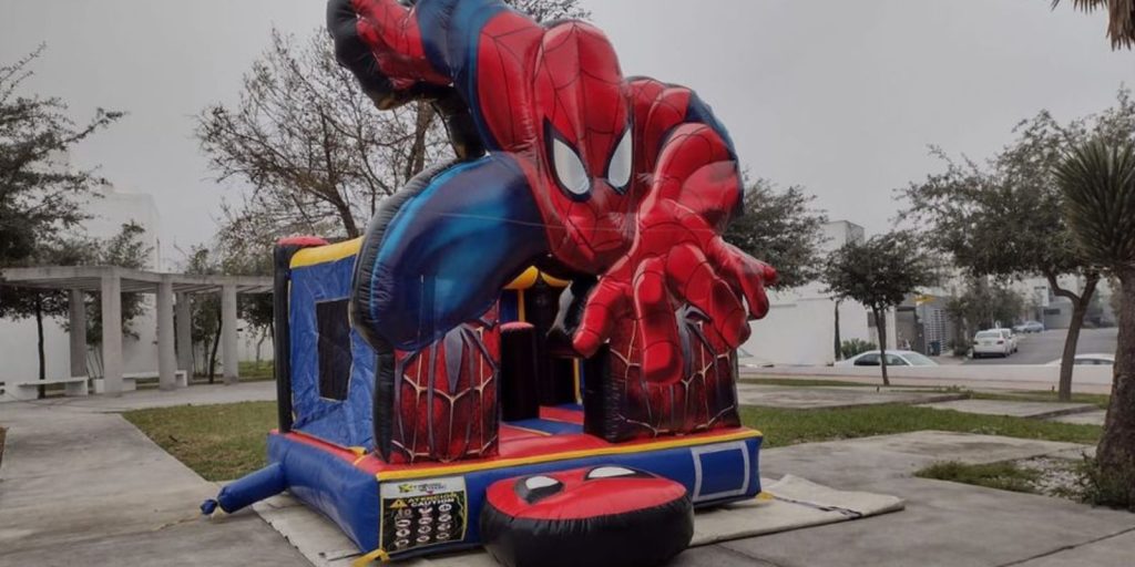 Renta de Inflable Spiderman 3D