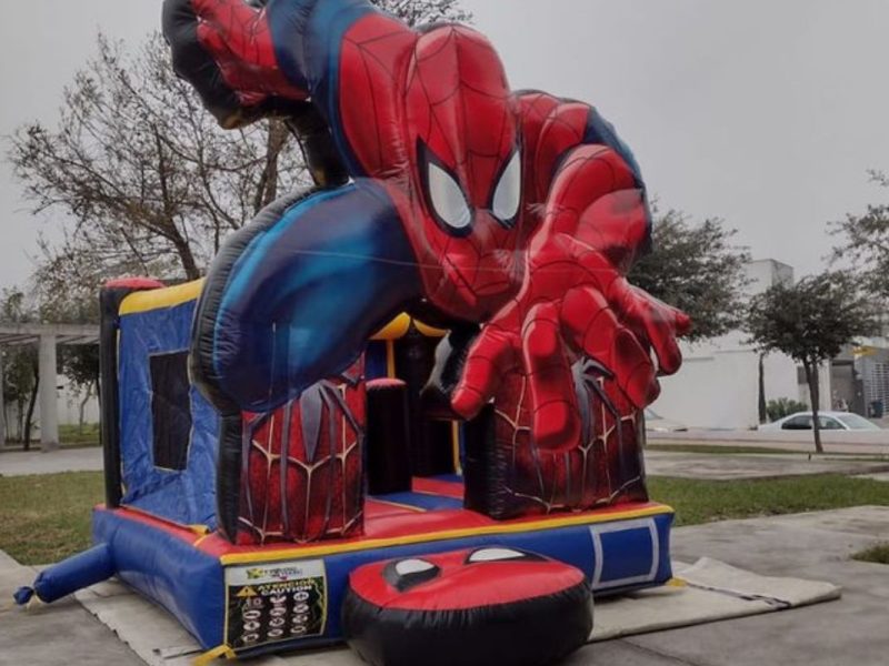 Renta de Inflable Spiderman 3D