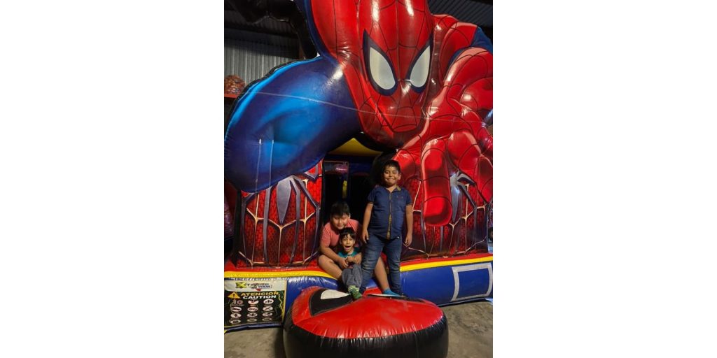 Renta de Inflable Spiderman 3D
