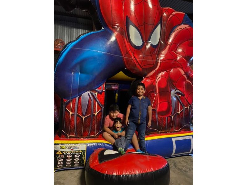 Renta de Inflable Spiderman 3D