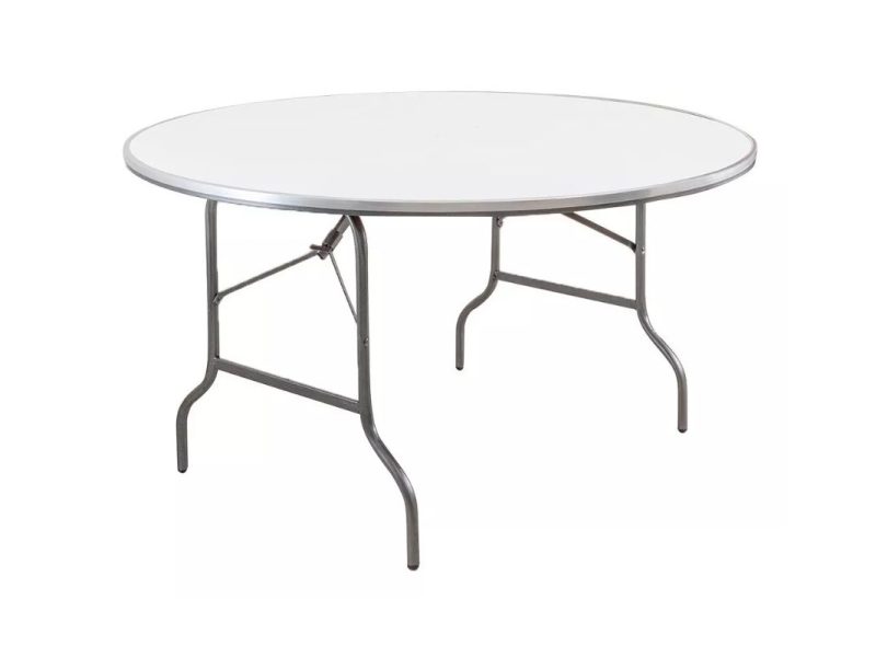 Renta de Mesa Redonda Plegable en Saltillo