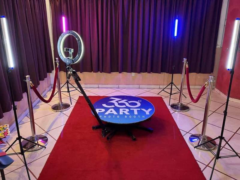 Paquete Todo Incluido Audio, Foto, Video, Robot LED y Cabina 360