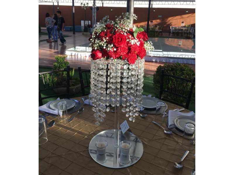 Paquete Decoración Centros de Mesa, Mesa principal y Arreglo de Entrada