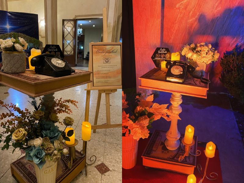 Renta de servicio de Audio Guestbook