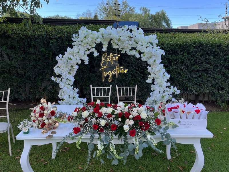 Paquete Arreglos Florales Eventos Bodas/XV años