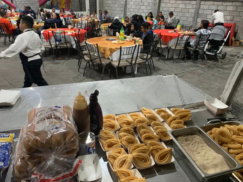 Paquete de Hotdogs, Churros y más para eventos