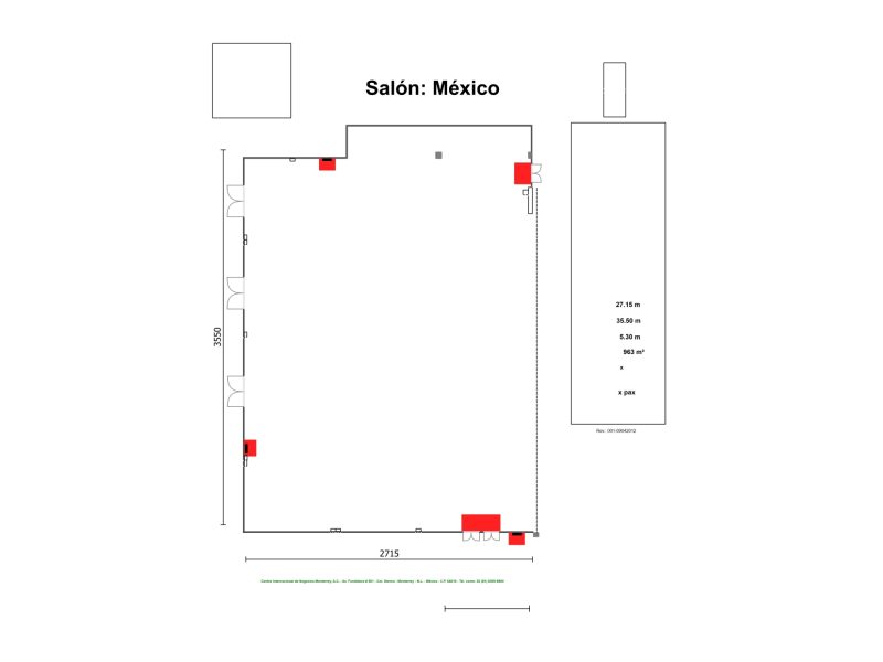 Renta de Salón México para posadas en Cintermex
