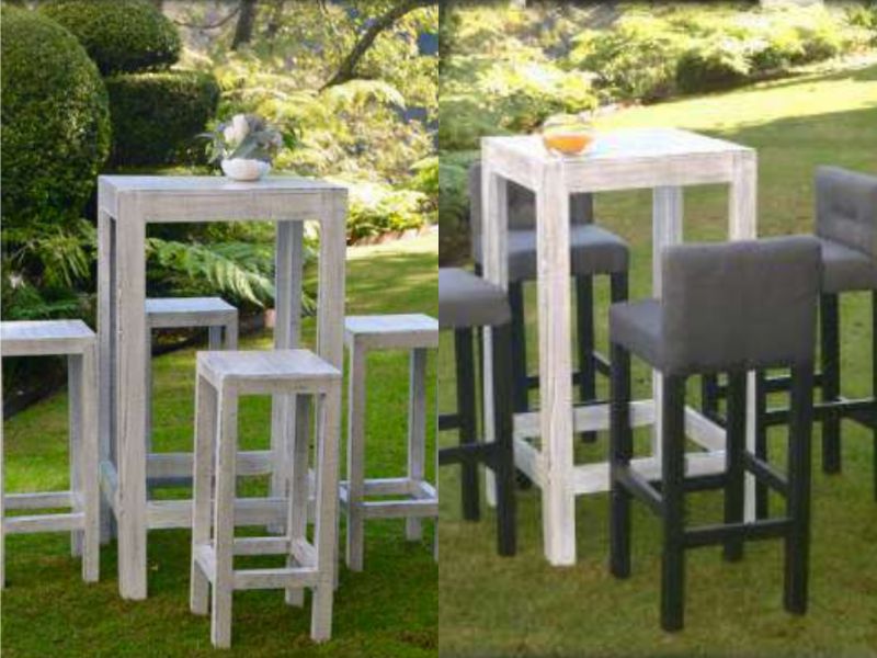 Renta de Mobiliario Tipo Bar Línea Vintage para eventos