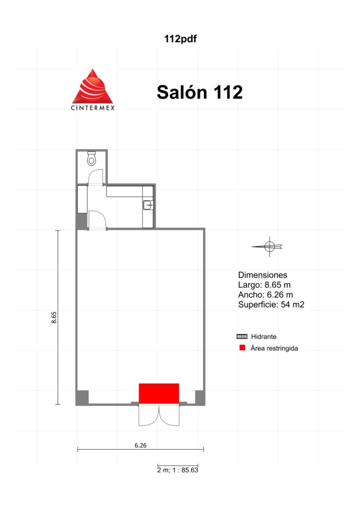 Renta de Salón 112 para conferencias en Cintermex