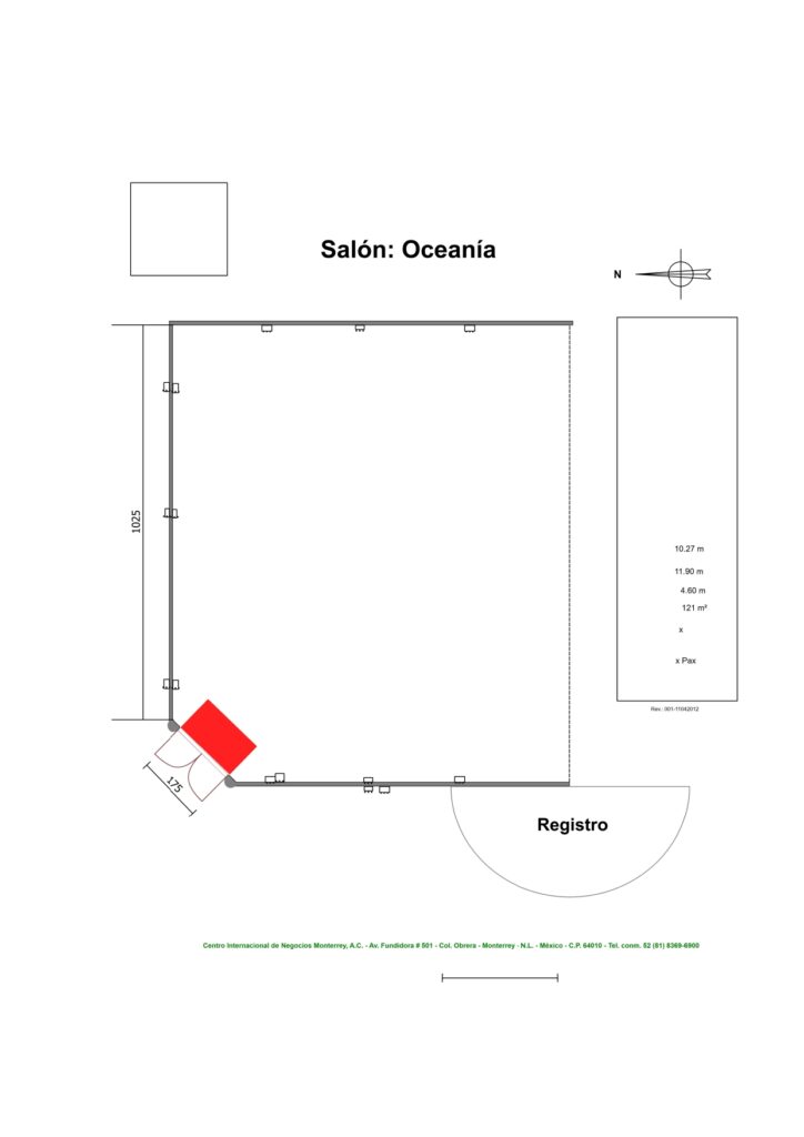 Renta de Salón Oceanía para posadas en Cintermex