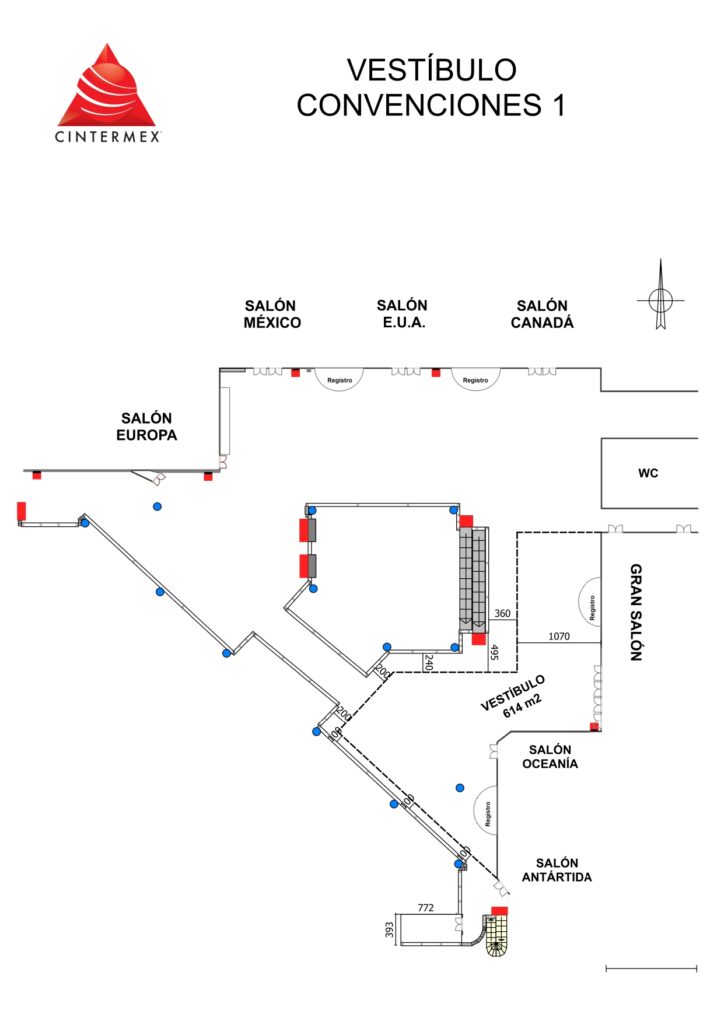 Renta de Vestíbulos para convenciones en Cintermex