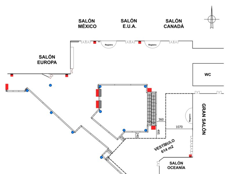 Renta de Vestíbulos para convenciones en Cintermex