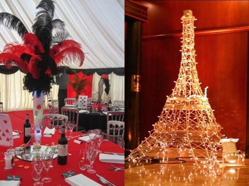 Fiesta con Decoración de Moulin Rouge