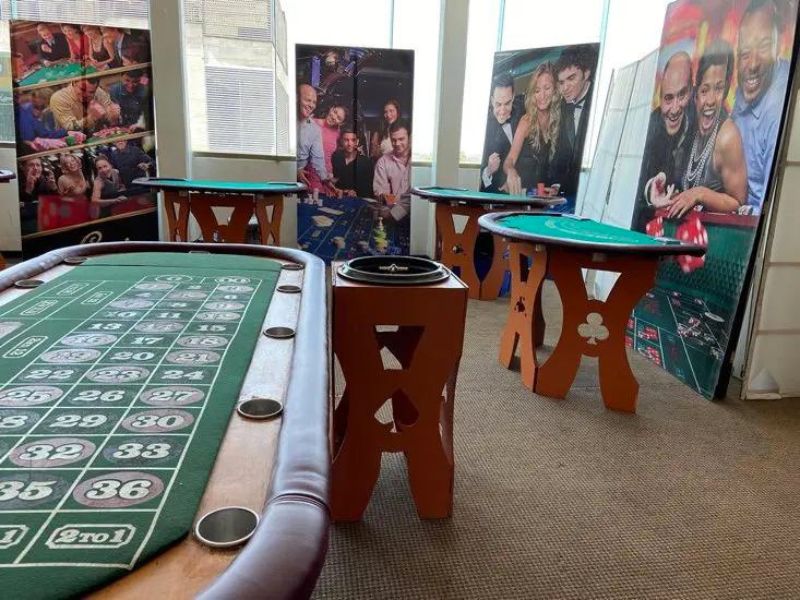 Decoración para eventos de Tipo Casino