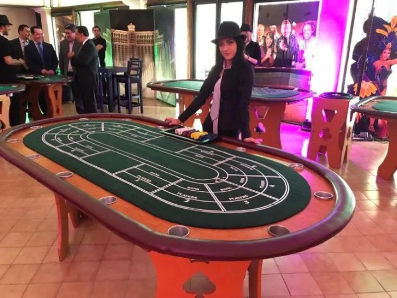 Decoración para eventos de Tipo Casino