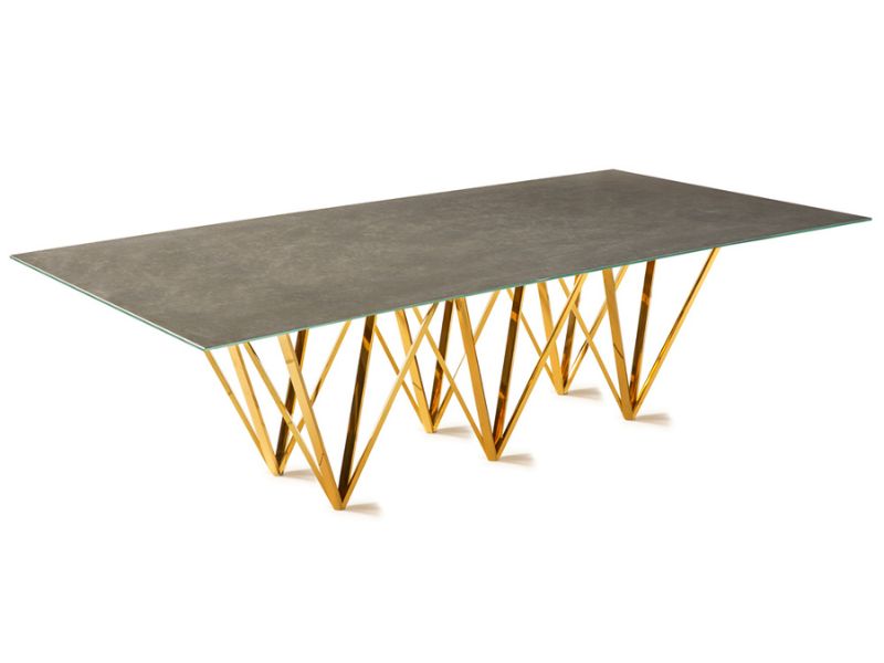 Renta de Mesas de Cristal Línea Kryion para eventos