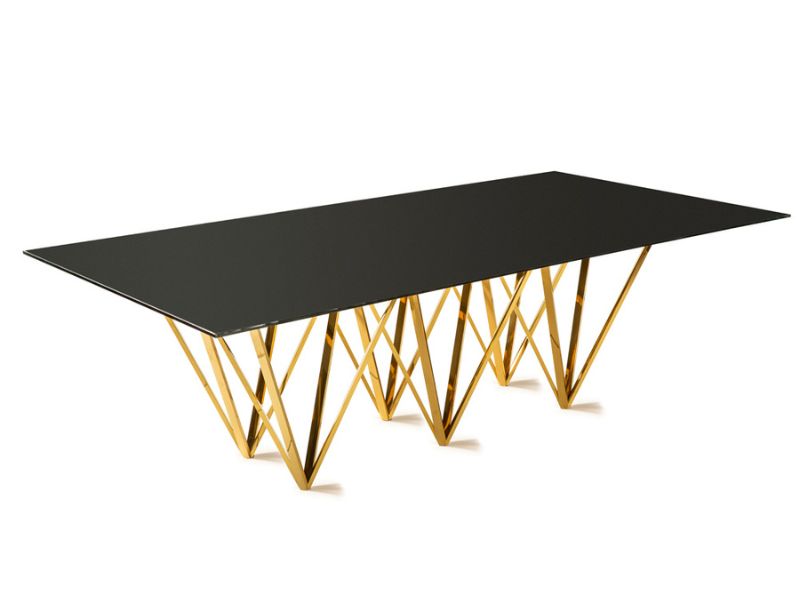 Renta de Mesas de Cristal Línea Kryion para eventos