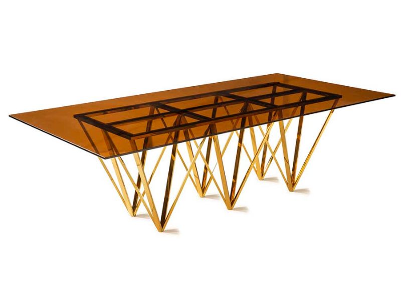 Renta de Mesas de Cristal Línea Kryion para eventos