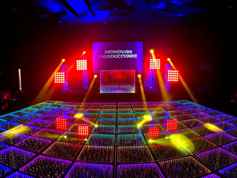 Renta Pista de Baile Infinity Gold