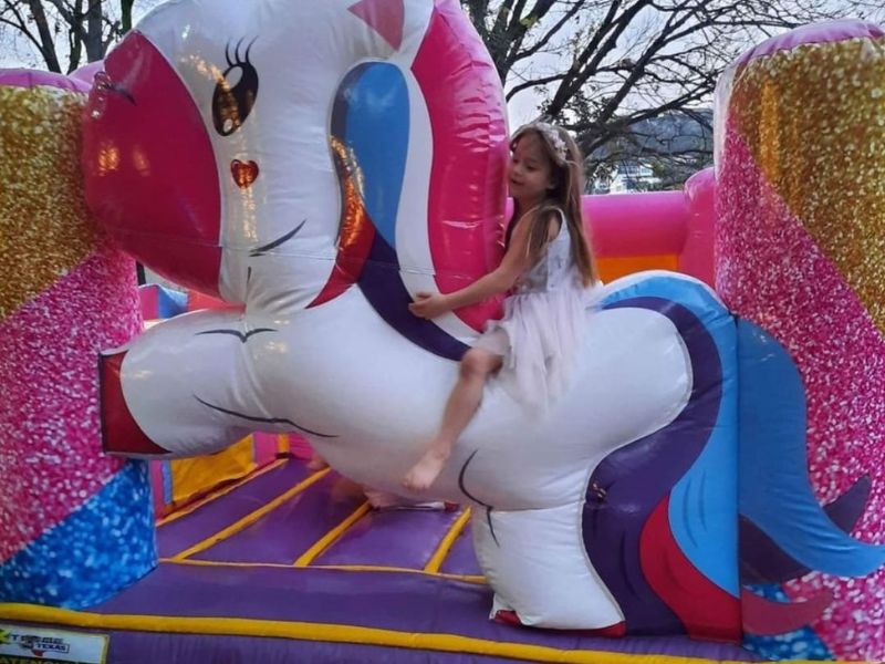 Inflable acuático Unicornio
